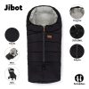 PETITE&MARS Téli szett Jibot 3in1 bundazsák + kézmelegítő kesztyű babakocsira Jasie Charcoal Grey